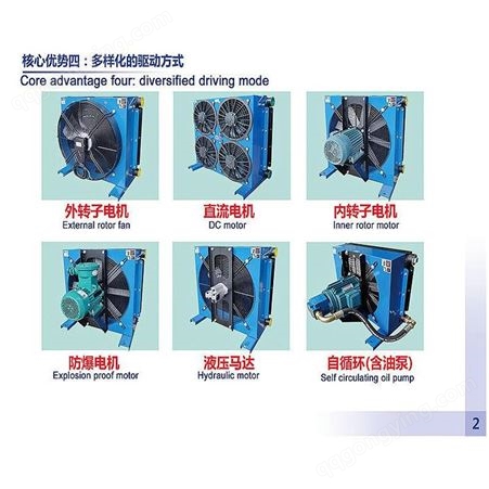 豪枫机械A80T液压机风冷式冷却器散热器 液压油冷却器 定制液压风冷机