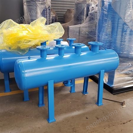 久发  供暖分集水器  DN500 L3000 碳钢 法兰链接 支持定制