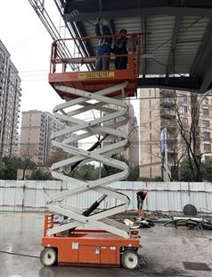 上海剪刀车租赁 剪叉式升降机 高空施工 移动高空作业平台车