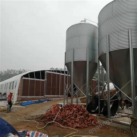 镀锌料塔 多特机械20吨养殖场大容量料仓 猪场储存饲料塔 货源充足