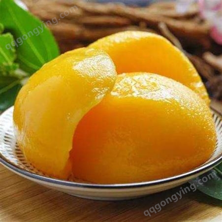 山东厂家出售 糖水黄桃罐头 新鲜食品 休闲即食巨鑫源