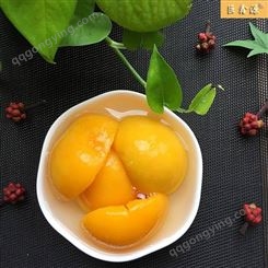 生鲜水果黄桃罐头休闲食品厂家巨鑫源包邮生产