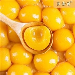 巨鑫源黄桃罐头 山东厂家供应生产 即食休闲桃罐头 食品零食出售