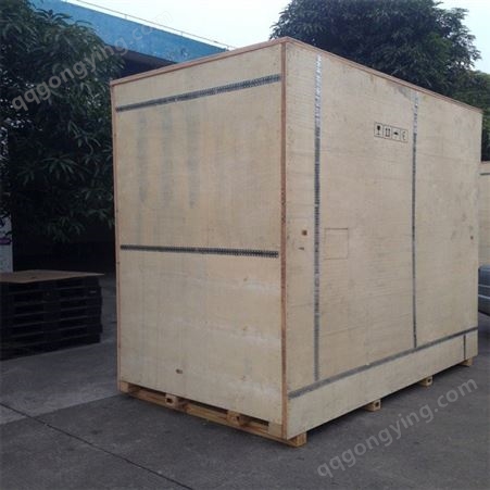 深圳蝴蝶扣木箱 重型设备木箱  钢扣木箱定制   铂纳包装