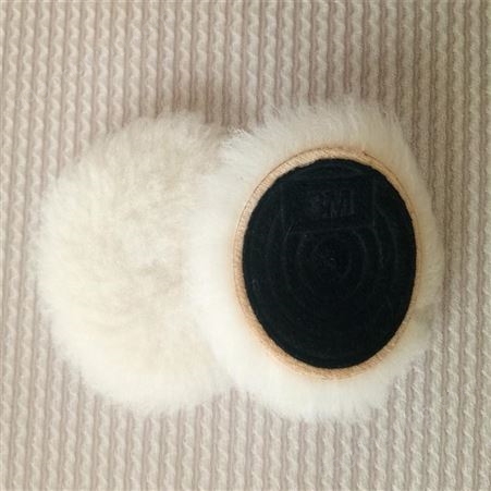 85078/85079/05701厂家供应抛光羊毛球 自粘背绒毛线球 双面羊毛球