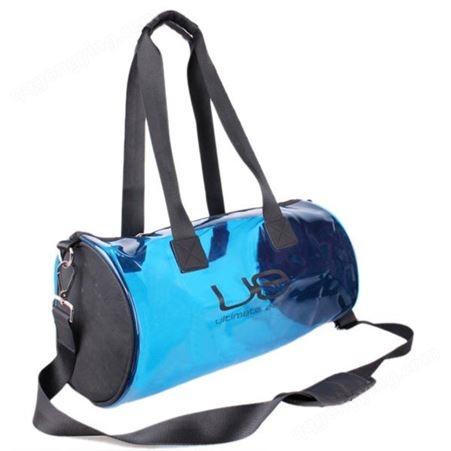 厂家生产时尚休闲挎包 手提斜跨多功能旅行包 防水透明PVC行李袋