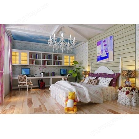 定家宜客厅卧室装修竹木纤维集成墙板 全屋定制