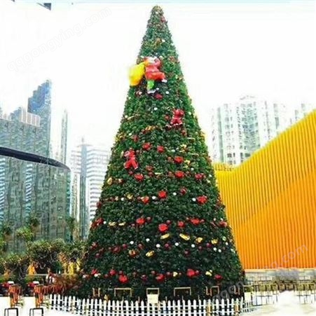 福瑞晟达大型圣诞树造型厂家 定制商场户外美陈 室内塔式圣诞树 异形圣诞树 高度可定制5米6米7米10米