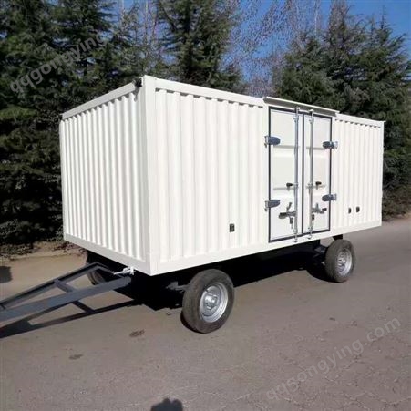 迈腾生产 框架式 集装箱用 6T平板拖车定做生产