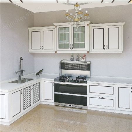 百和美全铝橱柜定制 整体家用厨房储物柜 吊柜