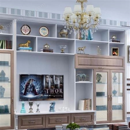 百和美全铝家居客厅电视展示柜 储物柜铝材 产品样品展示柜