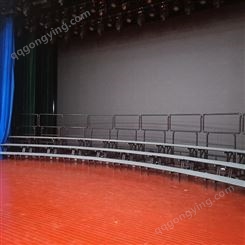 和声牌立式折叠直弧两用型合唱台阶带红地毯折叠合唱台移动折叠活动舞台