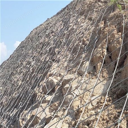 主动被动边坡防护网 岩石地质灾害防护网 通晓 环形护坡网