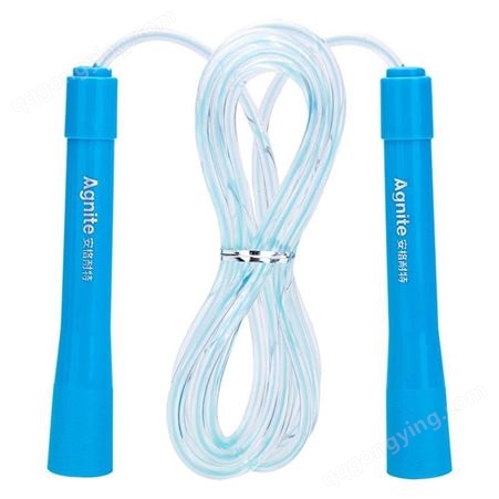 得力安格耐特F4136荧光跳绳运动健身夜光PVC绳长度可调学生