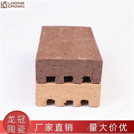 供应 陶土砖 彩色陶土砖 200*100*30陶土砖 型号多样 可定制
