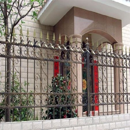 杭州国一护栏厂家 生产 围墙 铁艺栏杆 家用 小区等阳台护栏