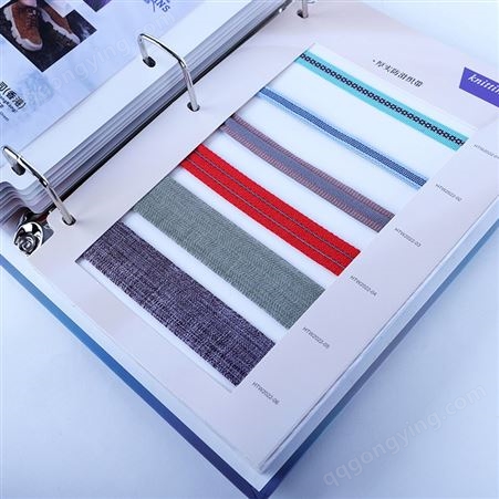 中样本册设计印刷 适用织带纺织品 样品册印刷 色卡册定制