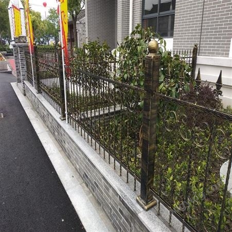 杭州国一护栏厂家 生产 围墙 铁艺栏杆 家用 小区等阳台护栏