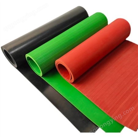 配电室红色35kv防滑绝缘胶垫 12mm厚绝缘垫 1m宽橡胶垫