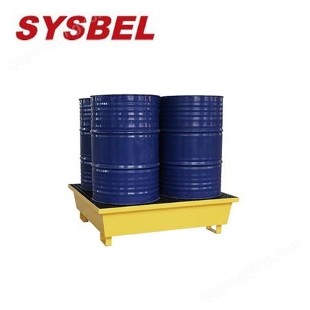 西斯贝尔 Sysbel SPM204 92Gal/350L四桶钢制油品化学品盛漏托盘