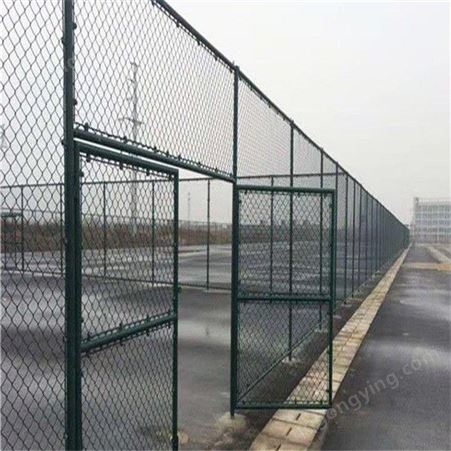 体育场护栏 球场围栏网 绿色pvc防护网 运动场护栏