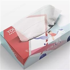 盒装抽纸定制 印刷logo 广告盒抽定做 酒店KTV纸巾盒