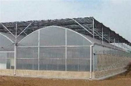 连栋薄膜温室 占地少 适合花卉种植的温室大棚 农业温室承建商
