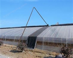 日光温室 蔬菜种植温室大棚 建造简单 热镀锌钢管装配结构