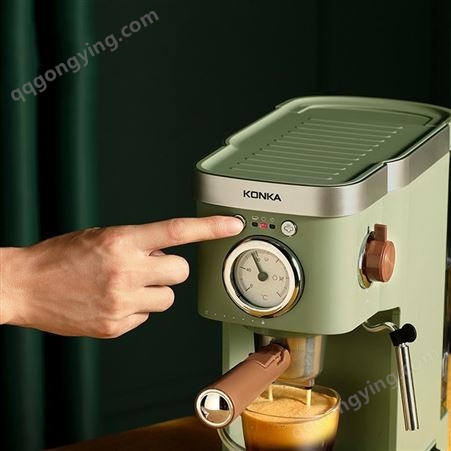康佳(KONKA)胶囊咖啡机家用意式复古全半自动一体美式小型蒸汽式可打奶泡KCF-CS1