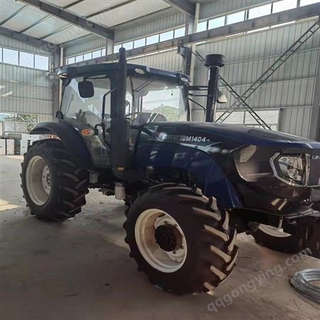 补贴雷沃1404-X多缸轮式拖拉机 前后配重农作物种植旋耕犁地机