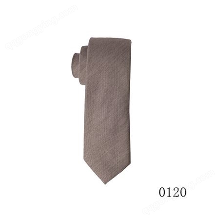 TONIVANI-505素色领带纯棉男士配饰 工厂批发纯色领带