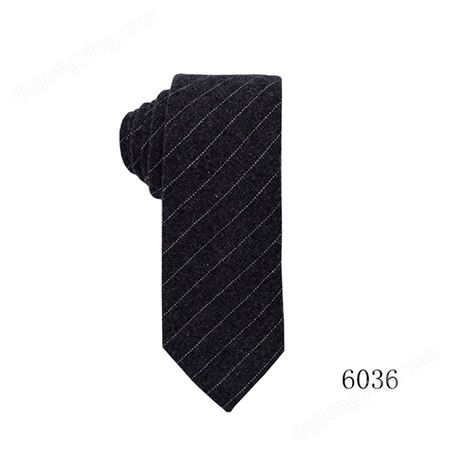TONIVANI-516羊毛领带 秋冬素色男士商务 办公室西装领带