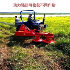 双盘牧草割草机大型拖拉机后置悬挂多功能农用机器四轮苜蓿割草机