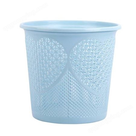 大号圆形收纳桶镂空筐子北欧风格垃圾篓家用收纳桶零食杂物收纳篮