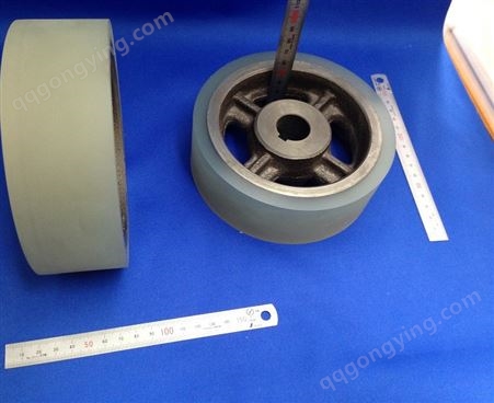 聚氨酯胶轮 输送设备配件 物流分拣线轮铁芯铝芯包胶轮