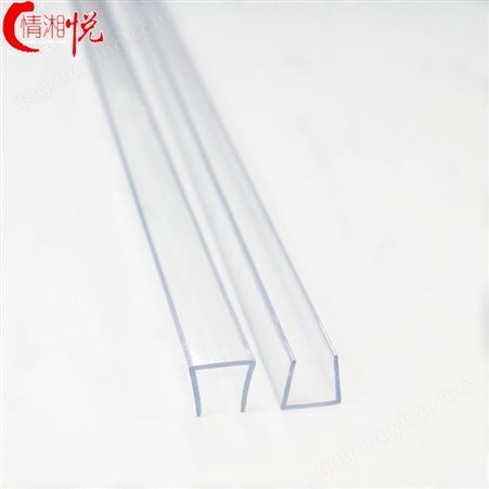 塑料型材 江苏pvc玻璃导轨型材厂家批发
