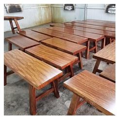 广西奥坎条凳 红花梨长板凳 原木大板配套 茶几茶桌组合 纯实木条凳 简约客厅