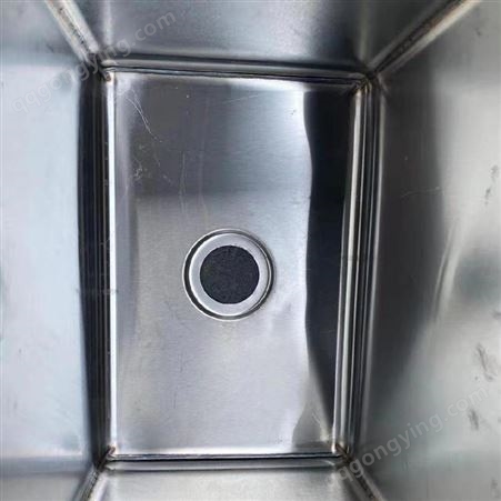 和力成不锈钢学校沟槽厕所高挂感应水箱 公厕沟槽不锈钢自动落水箱