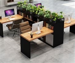 办公家具现代简约员工工位办公桌台式电脑办公桌定制工作台职员屏风办公桌JY-W-159