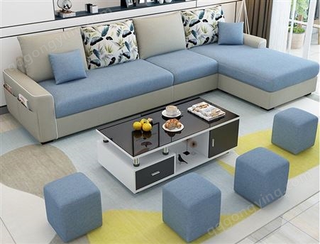 上海家具 新款布艺沙发 欧式沙发茶几 精品沙发 真皮沙发JY-BF-018