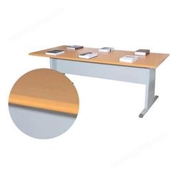 鑫润定制 阅览室桌椅 防火面板 钢木长条桌 欢迎购买