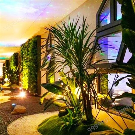 仿真植物造景 中式隔断假绿植 禅意落地盆景酒店室内装饰提供安装
