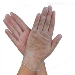 一次性手套白色透明防护手套