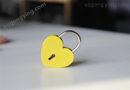 时间之旅 研发产品 永恒同心锁 爱心锁 含钥匙 纪念品 箱包锁 柜子锁