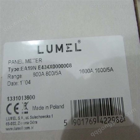 LUMEL传感器 LUMEL数字和模拟仪表 LUMEL控制器，LUMEL分析仪